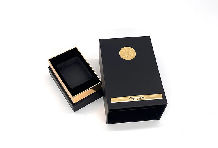 Custom Luxury Matte Black Rigid Perfume Packaging Box Custom Luxury Matte Black Rigid Perfume Packaging Box